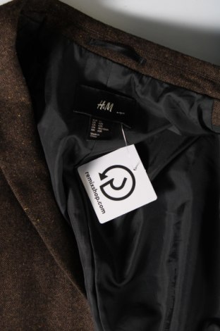 Ανδρικό σακάκι H&M, Μέγεθος L, Χρώμα Καφέ, Τιμή 22,51 €