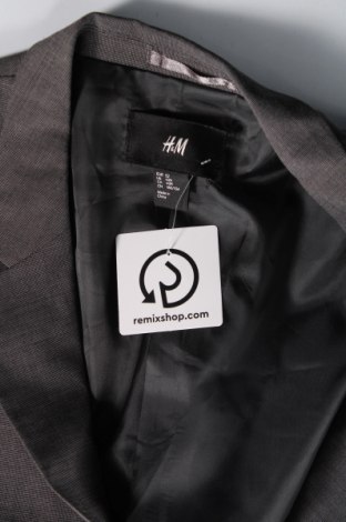 Мъжко сако H&M, Размер L, Цвят Сив, Цена 44,00 лв.