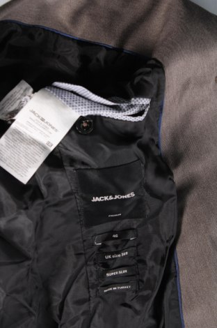 Ανδρικό σακάκι Jack & Jones, Μέγεθος M, Χρώμα Γκρί, Τιμή 11,24 €