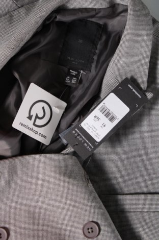 Ανδρικό σακάκι New Look, Μέγεθος M, Χρώμα Γκρί, Τιμή 7,58 €