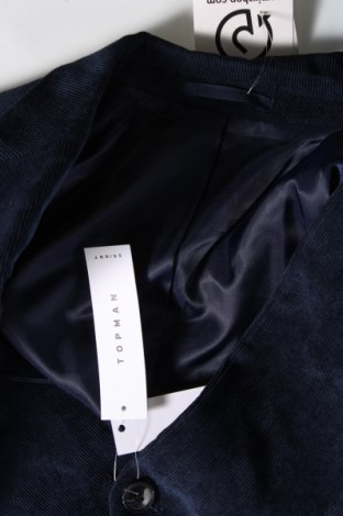 Ανδρικό σακάκι Topman, Μέγεθος S, Χρώμα Μπλέ, Τιμή 11,97 €