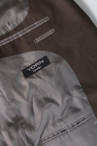 Ανδρικό σακάκι Yorn, Μέγεθος L, Χρώμα Καφέ, Τιμή 3,37 €
