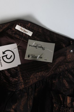 Пола Pepe Jeans, Размер XS, Цвят Кафяв, Цена 11,70 лв.