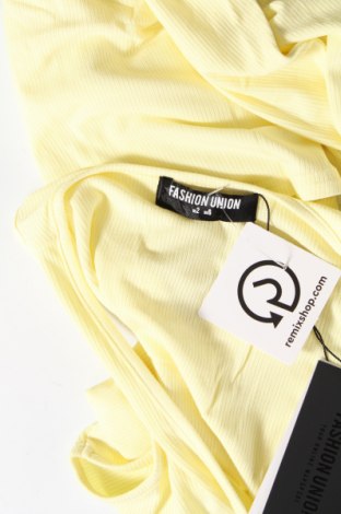 Рокля Fashion Union, Размер XS, Цвят Жълт, Цена 15,30 лв.