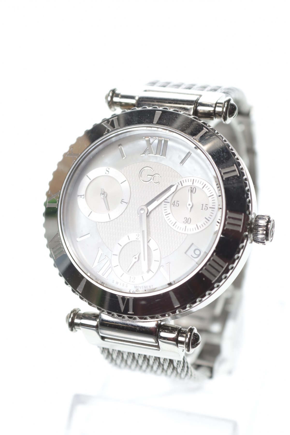 Ρολόι Gc Watches, Χρώμα Γκρί, Τιμή 293,30 €