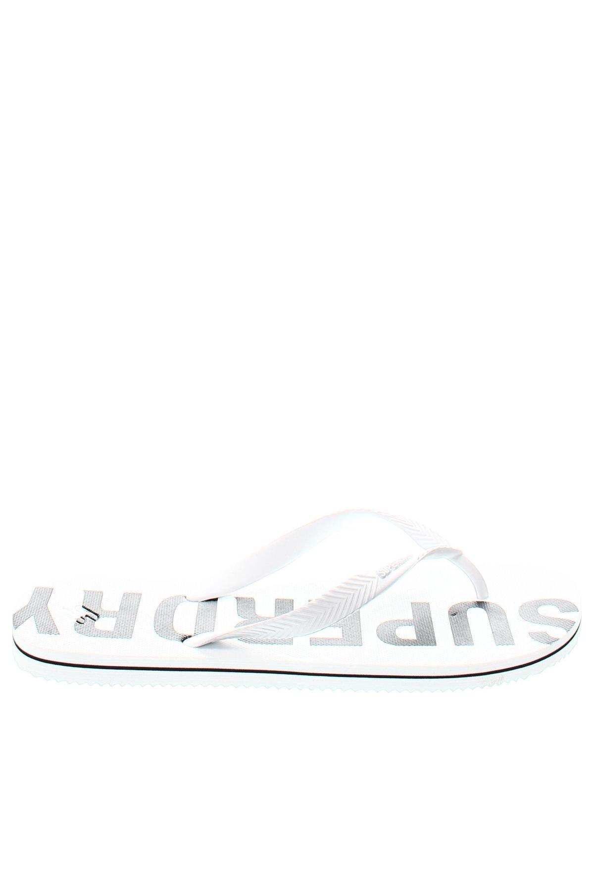Γυναικείες παντόφλες Superdry, Μέγεθος 46, Χρώμα Λευκό, Τιμή 9,12 €