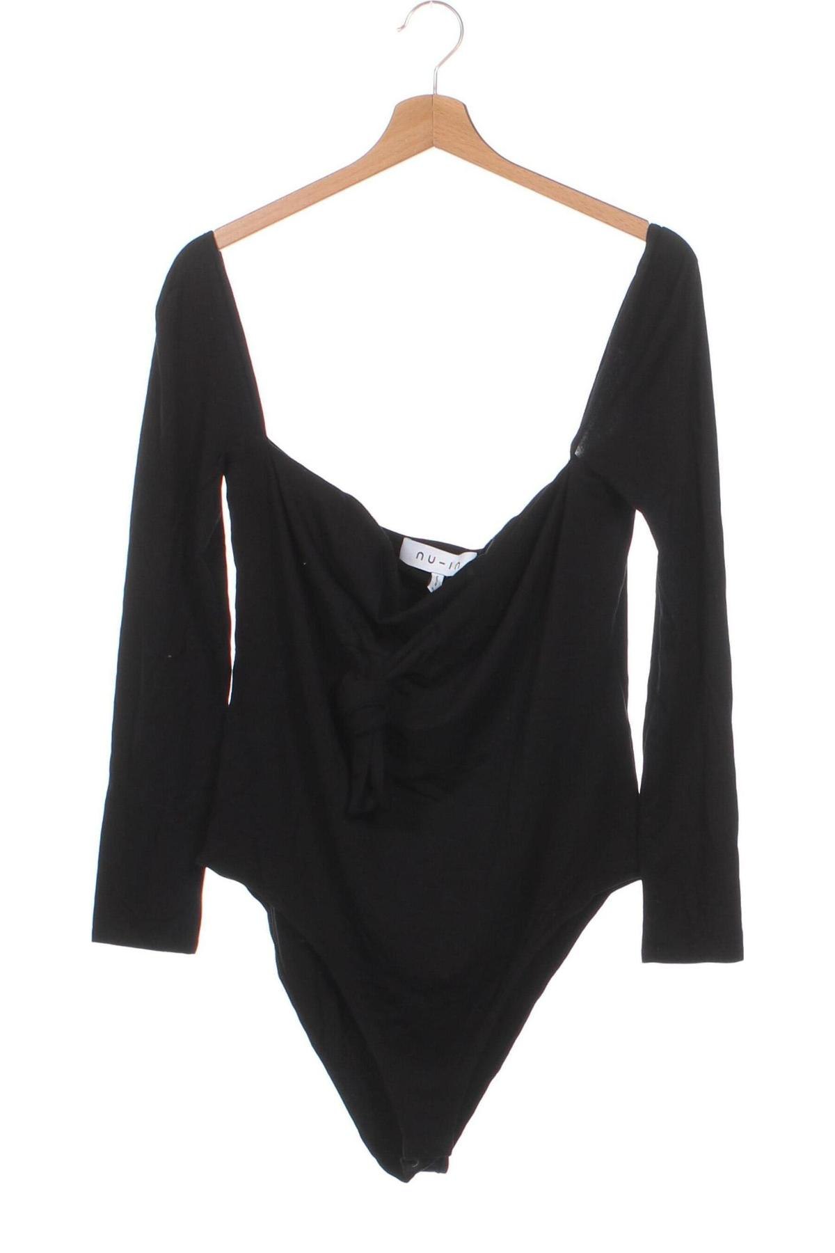 Дамска блуза - боди NU-IN, Размер XL, Цвят Черен, Цена 7,92 лв.