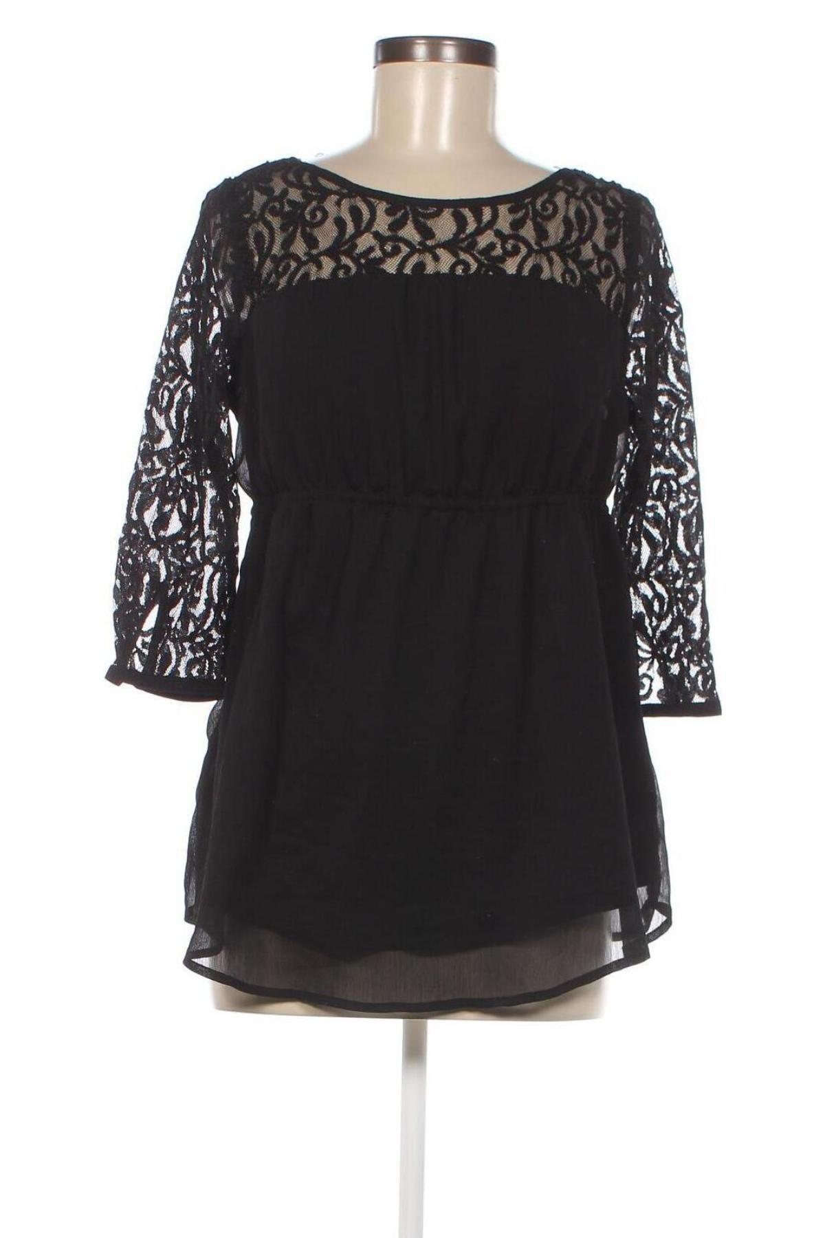 Γυναικεία μπλούζα H&M, Μέγεθος S, Χρώμα Μαύρο, Τιμή 11,75 €