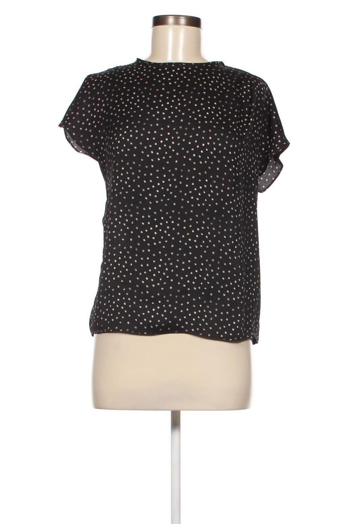 Дамска блуза Mango, Размер XS, Цвят Черен, Цена 19,99 лв.