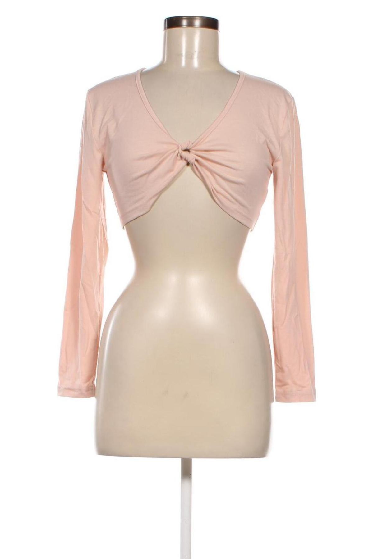 Γυναικεία μπλούζα South Beach, Μέγεθος M, Χρώμα  Μπέζ, Τιμή 2,60 €