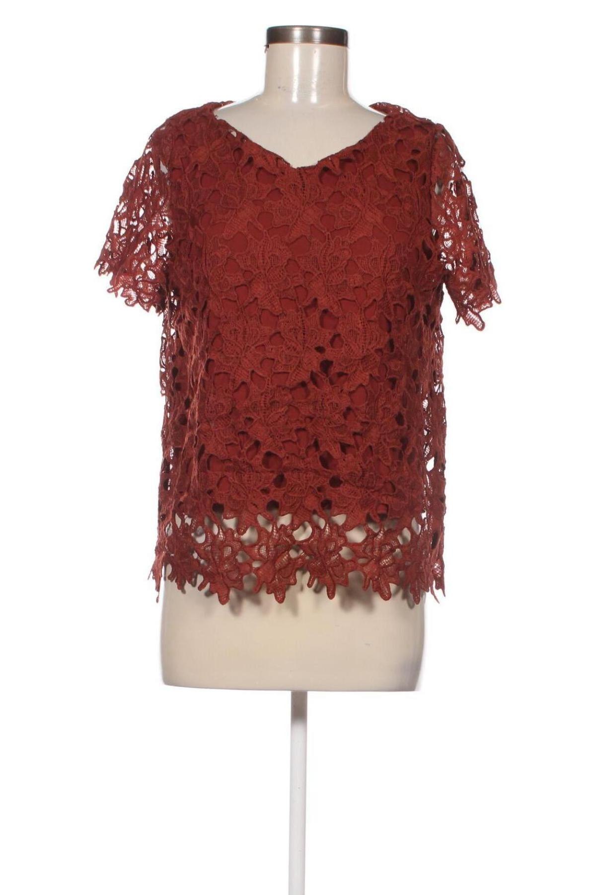 Дамска блуза Stockh Lm, Размер M, Цвят Кафяв, Цена 6,80 лв.