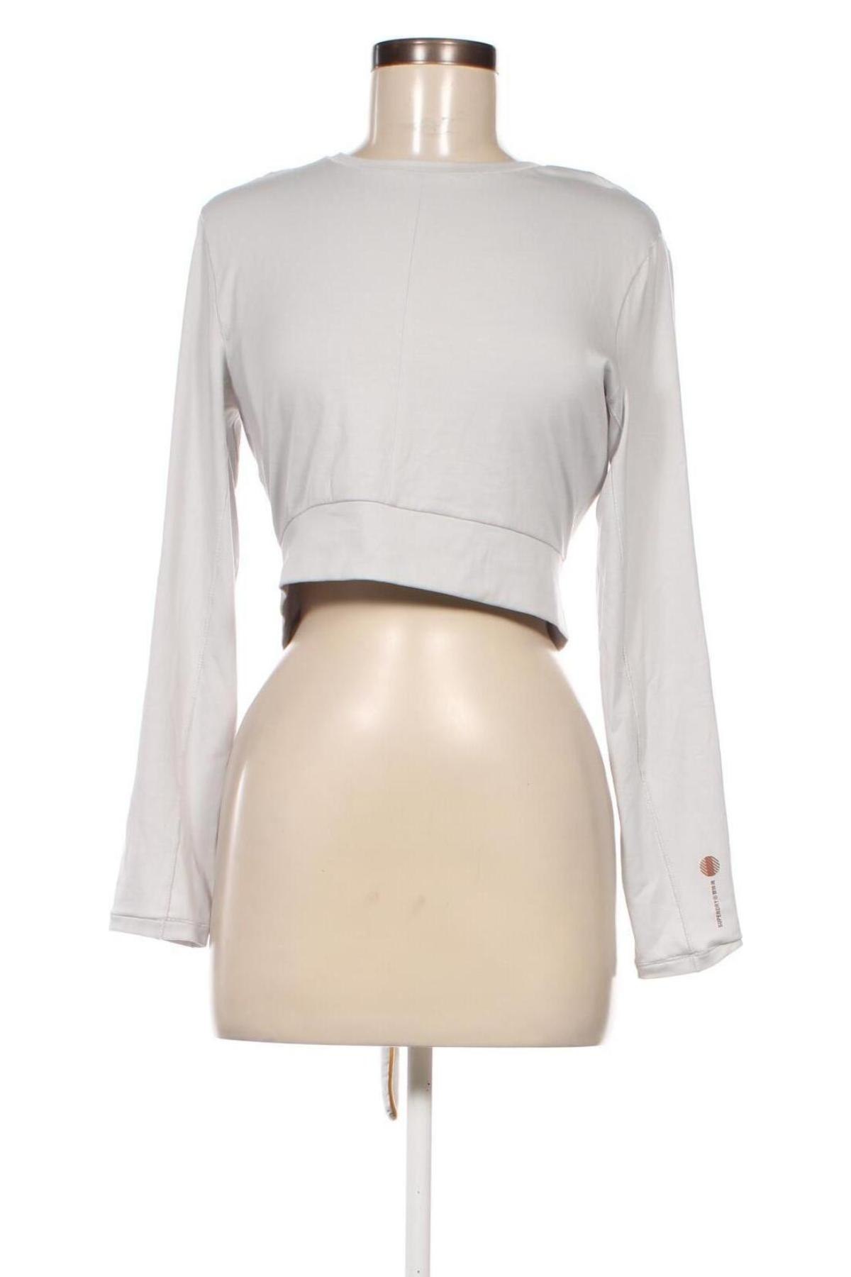 Γυναικεία μπλούζα Superdry, Μέγεθος L, Χρώμα Γκρί, Τιμή 3,77 €