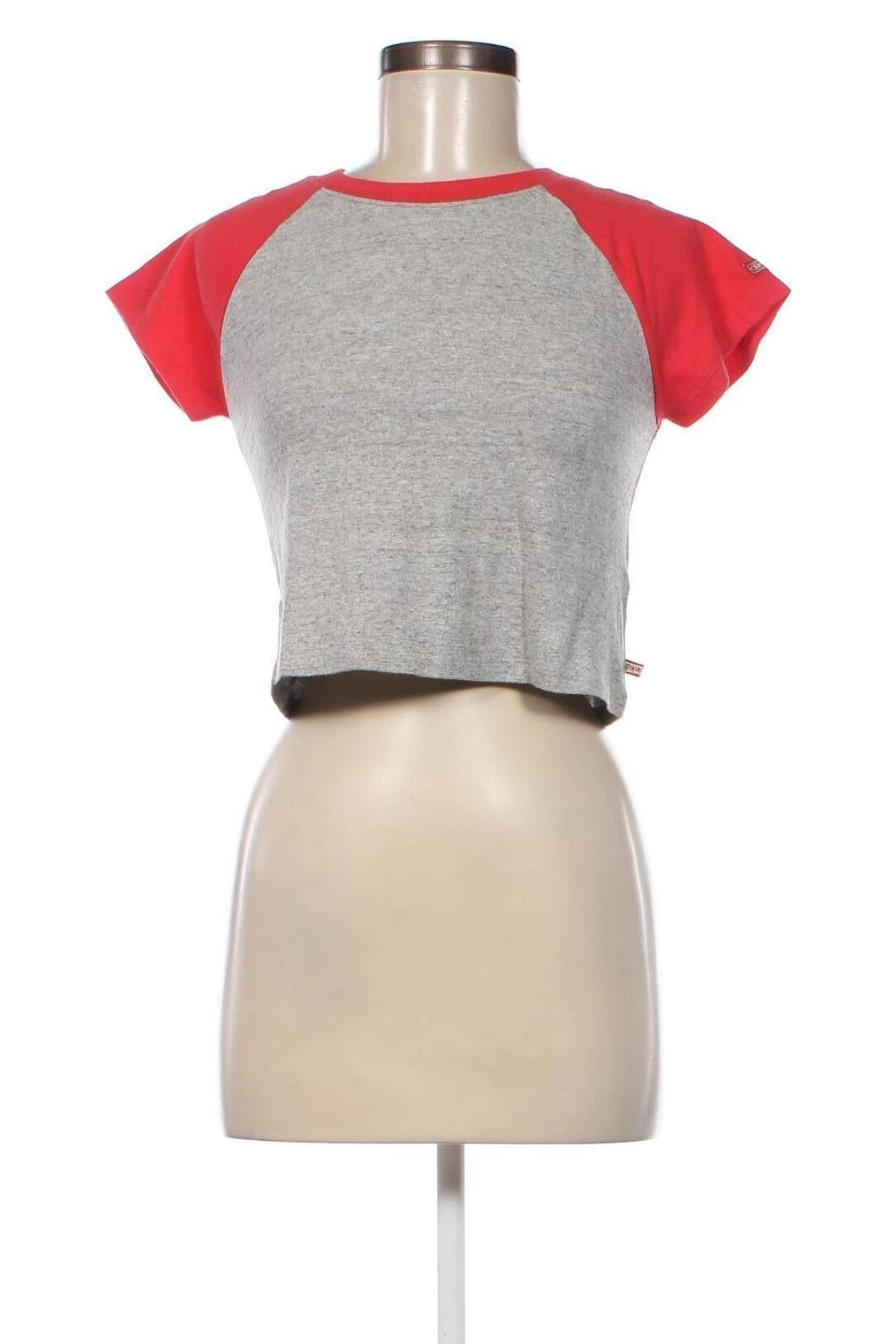 Γυναικεία μπλούζα Superdry, Μέγεθος L, Χρώμα Γκρί, Τιμή 31,44 €