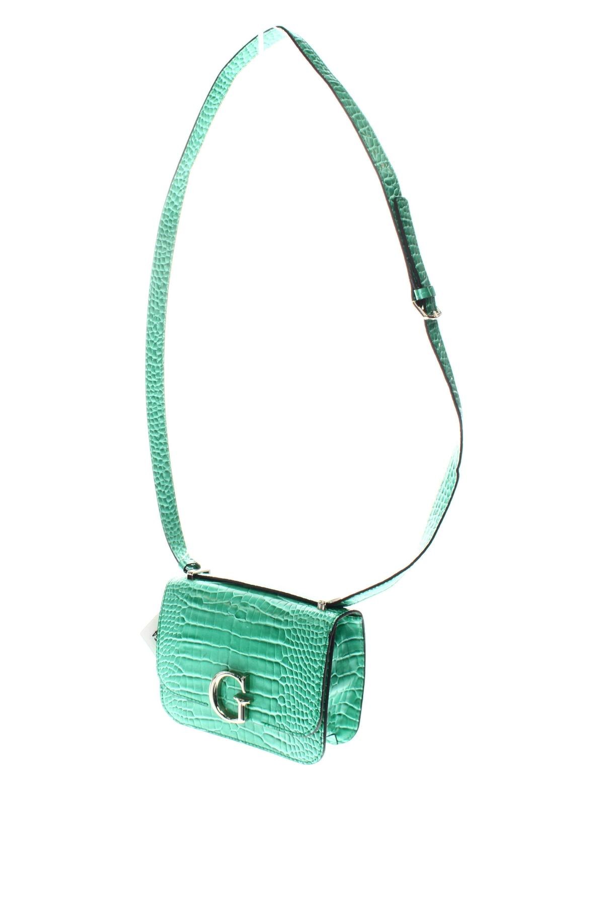 Geantă de femei Guess, Culoare Verde, Preț 763,16 Lei