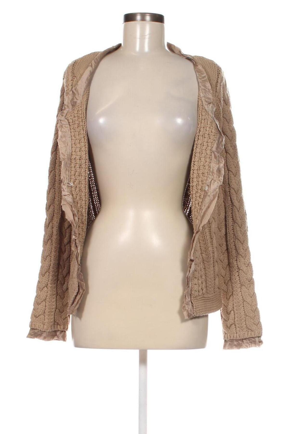 Damen Strickjacke Passport, Größe M, Farbe Beige, Preis € 4,99