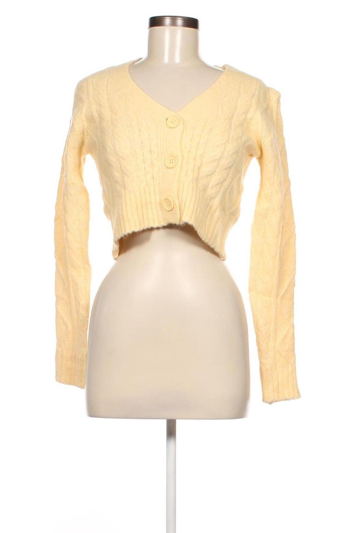 Γυναικεία ζακέτα Tally Weijl, Μέγεθος M, Χρώμα Κίτρινο, Τιμή 3,79 €
