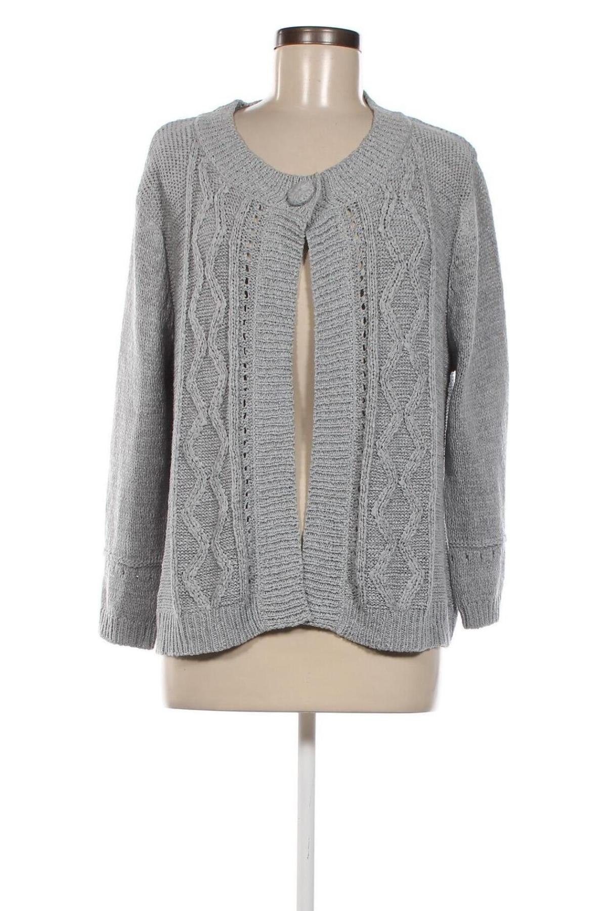 Damen Strickjacke Zamba, Größe M, Farbe Grau, Preis 2,92 €