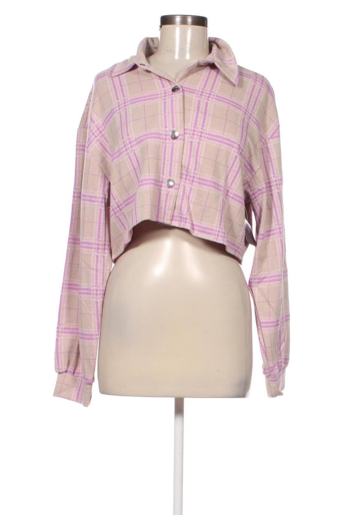 Γυναικείο πουκάμισο Nly Trend, Μέγεθος M, Χρώμα Πολύχρωμο, Τιμή 4,54 €