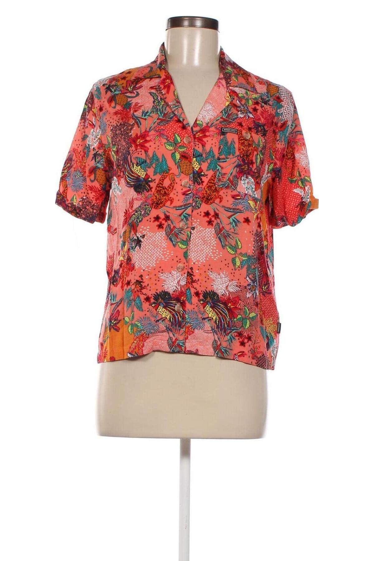 Γυναικείο πουκάμισο Superdry, Μέγεθος M, Χρώμα Πολύχρωμο, Τιμή 39,69 €
