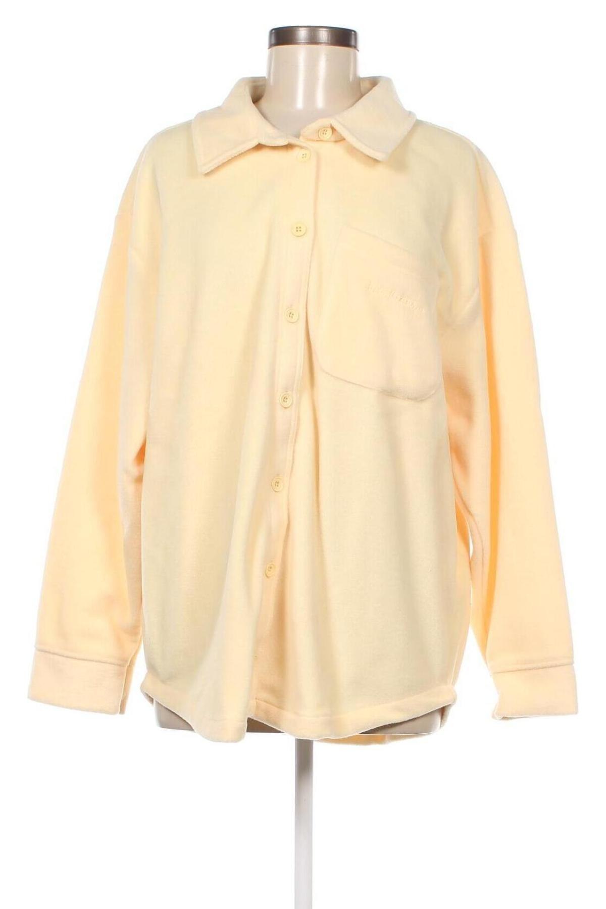 Γυναικείο πουκάμισο iets frans..., Μέγεθος L, Χρώμα Κίτρινο, Τιμή 6,68 €