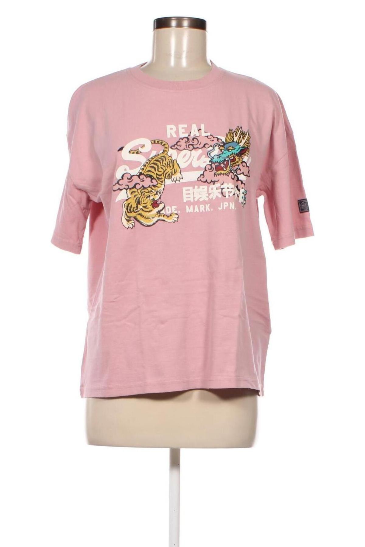 Tricou de femei Superdry, Mărime M, Culoare Roz, Preț 102,47 Lei
