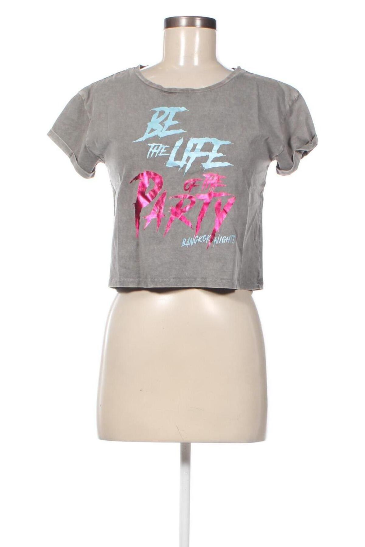 Γυναικείο t-shirt Trueprodigy, Μέγεθος M, Χρώμα Γκρί, Τιμή 15,77 €