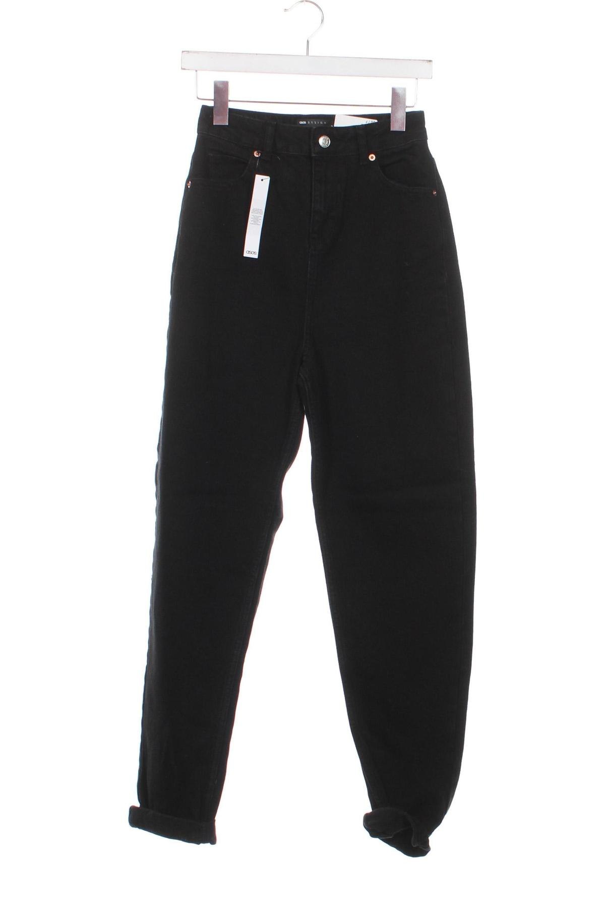 Damen Jeans ASOS, Größe XS, Farbe Schwarz, Preis € 6,73