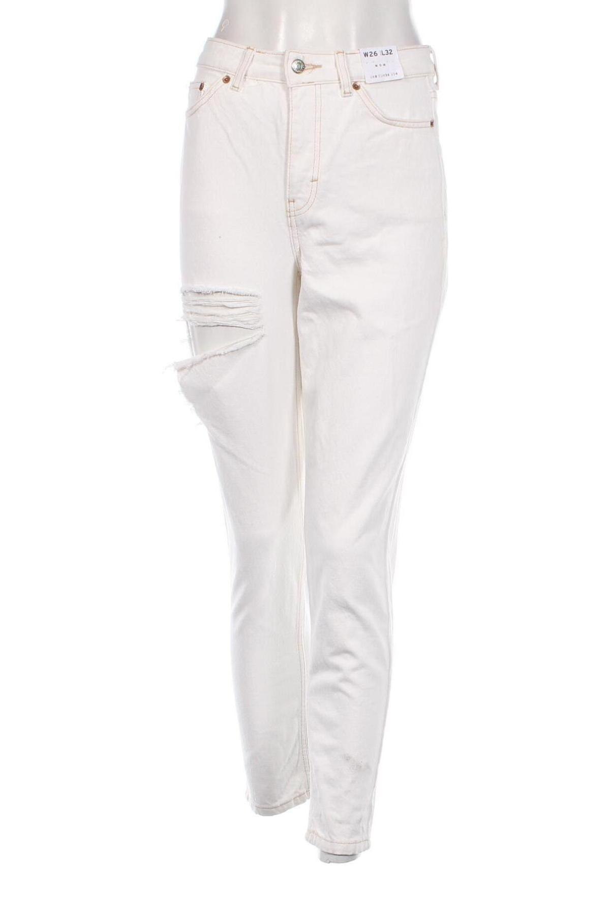 Γυναικείο Τζίν Topshop, Μέγεθος M, Χρώμα Λευκό, Τιμή 10,32 €