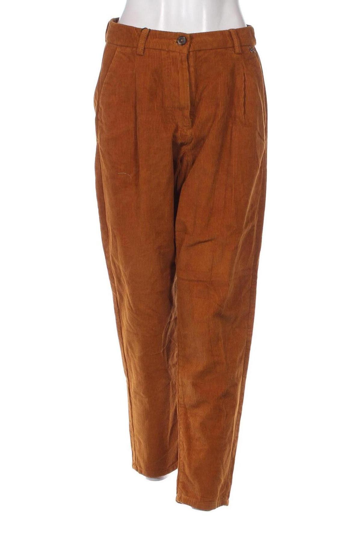 Pantaloni de velvet de femei Alcott, Mărime M, Culoare Portocaliu, Preț 121,05 Lei