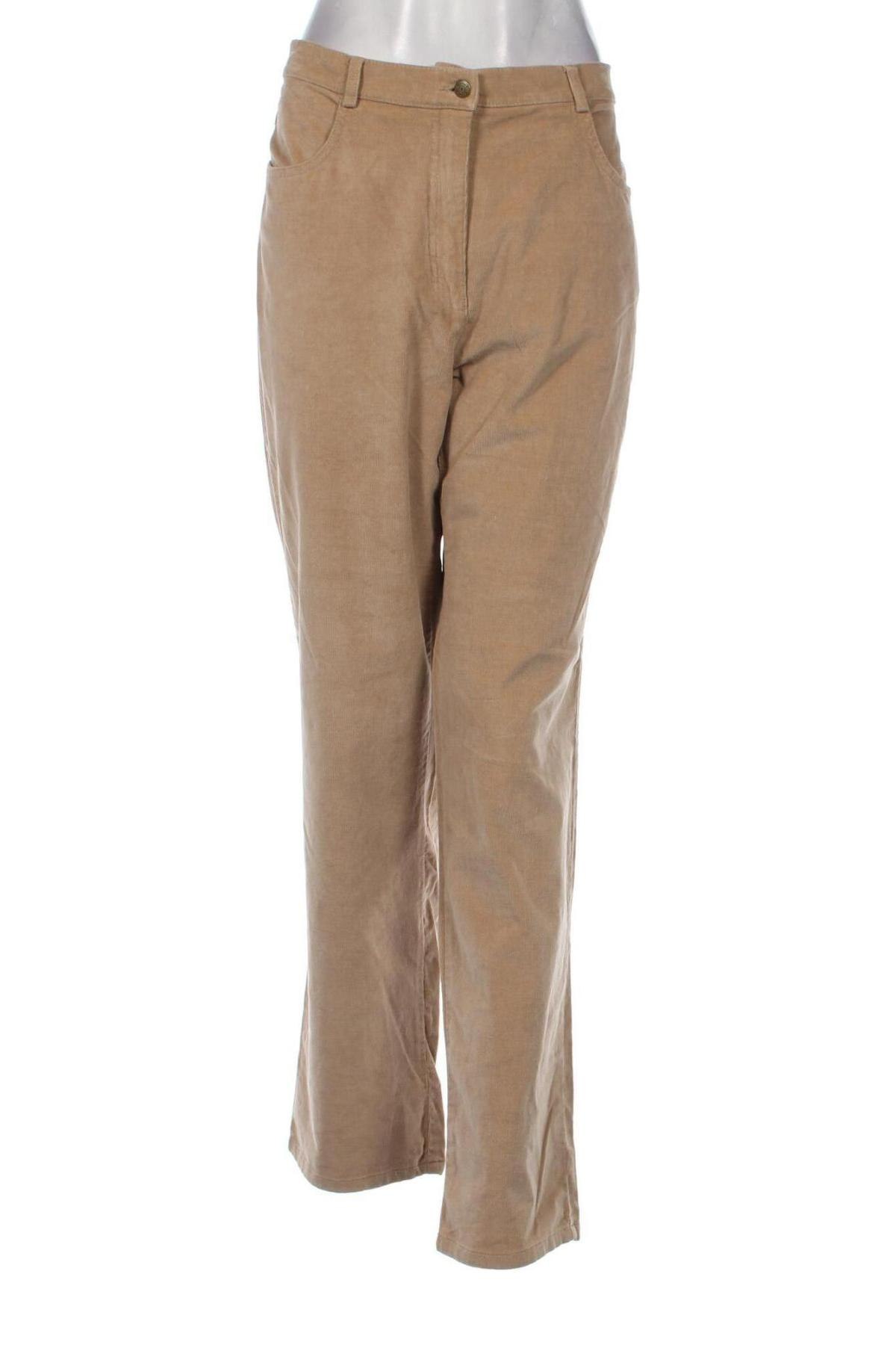 Γυναικείο κοτλέ παντελόνι Kenny S., Μέγεθος XL, Χρώμα Καφέ, Τιμή 3,95 €
