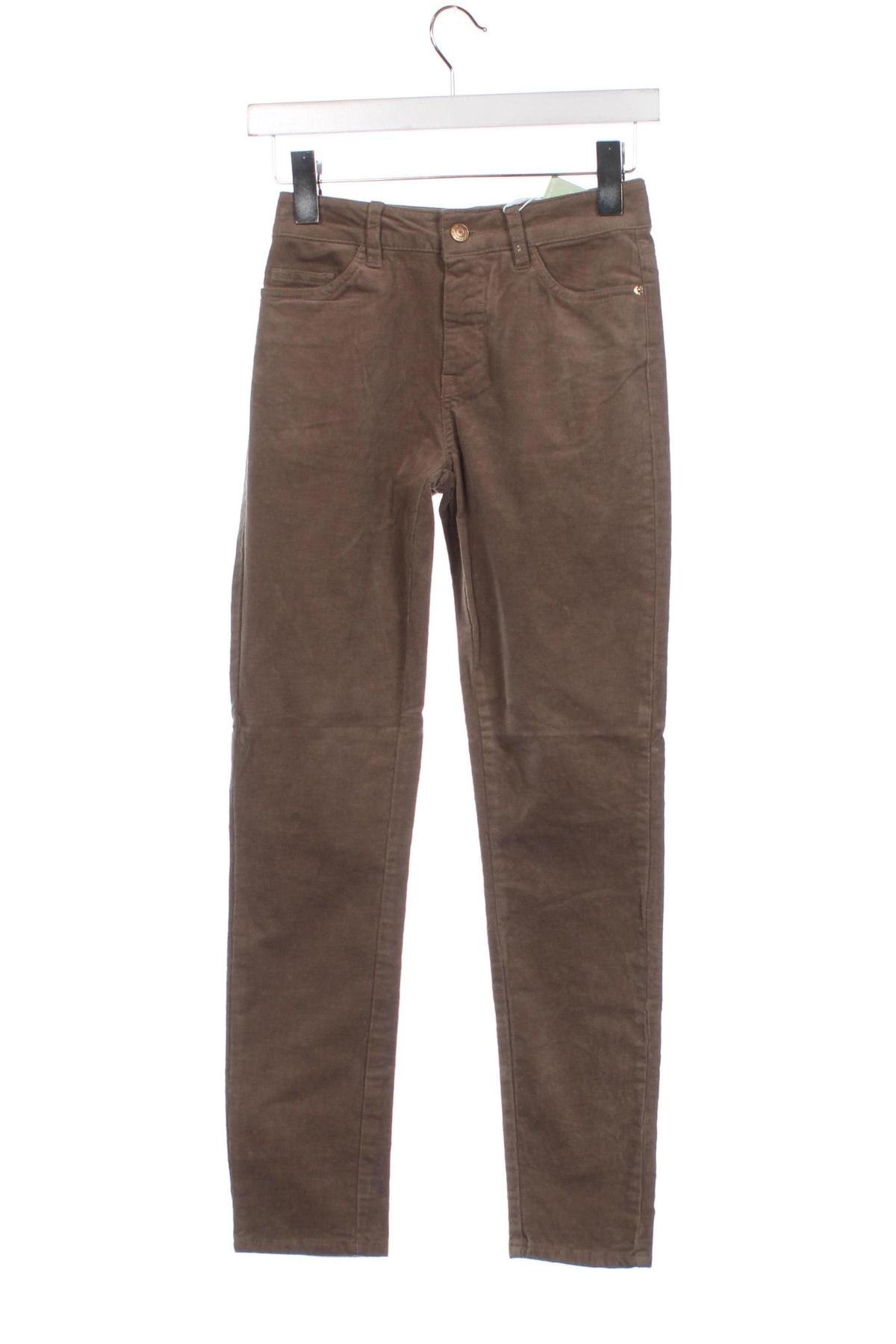 Pantaloni de velvet de femei ONLY, Mărime XS, Culoare Maro, Preț 28,42 Lei