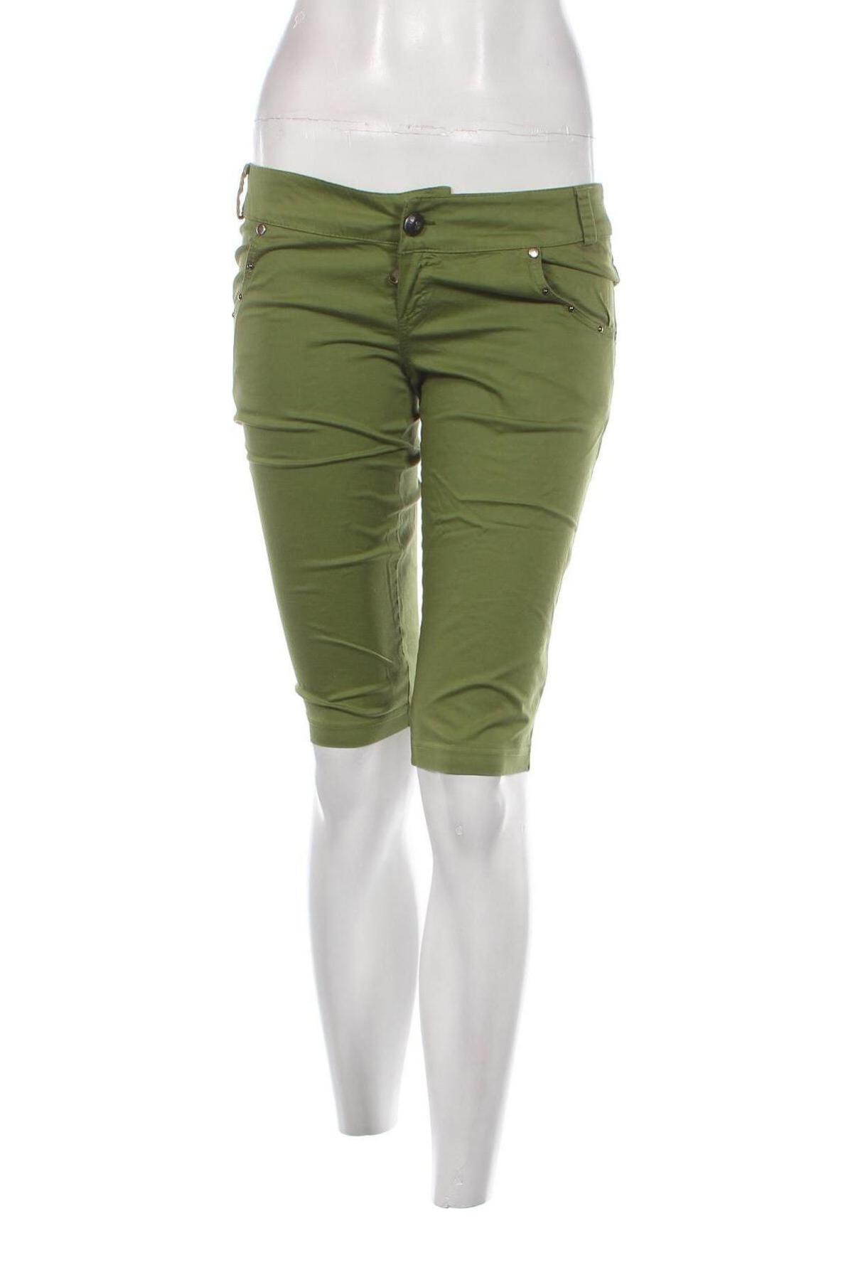 Pantaloni scurți de femei, Mărime M, Culoare Verde, Preț 54,04 Lei