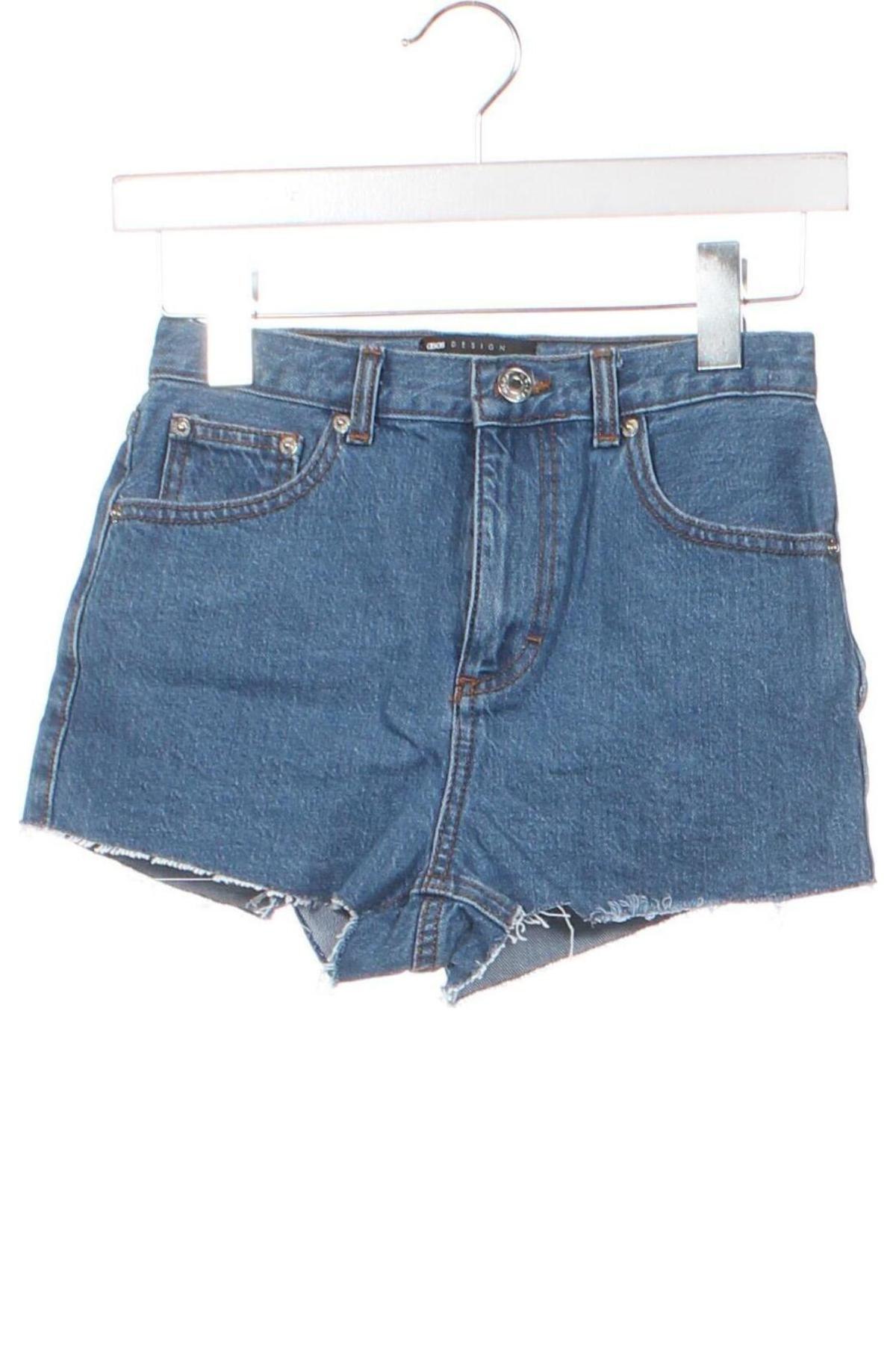 Pantaloni scurți de femei ASOS, Mărime XXS, Culoare Albastru, Preț 35,53 Lei