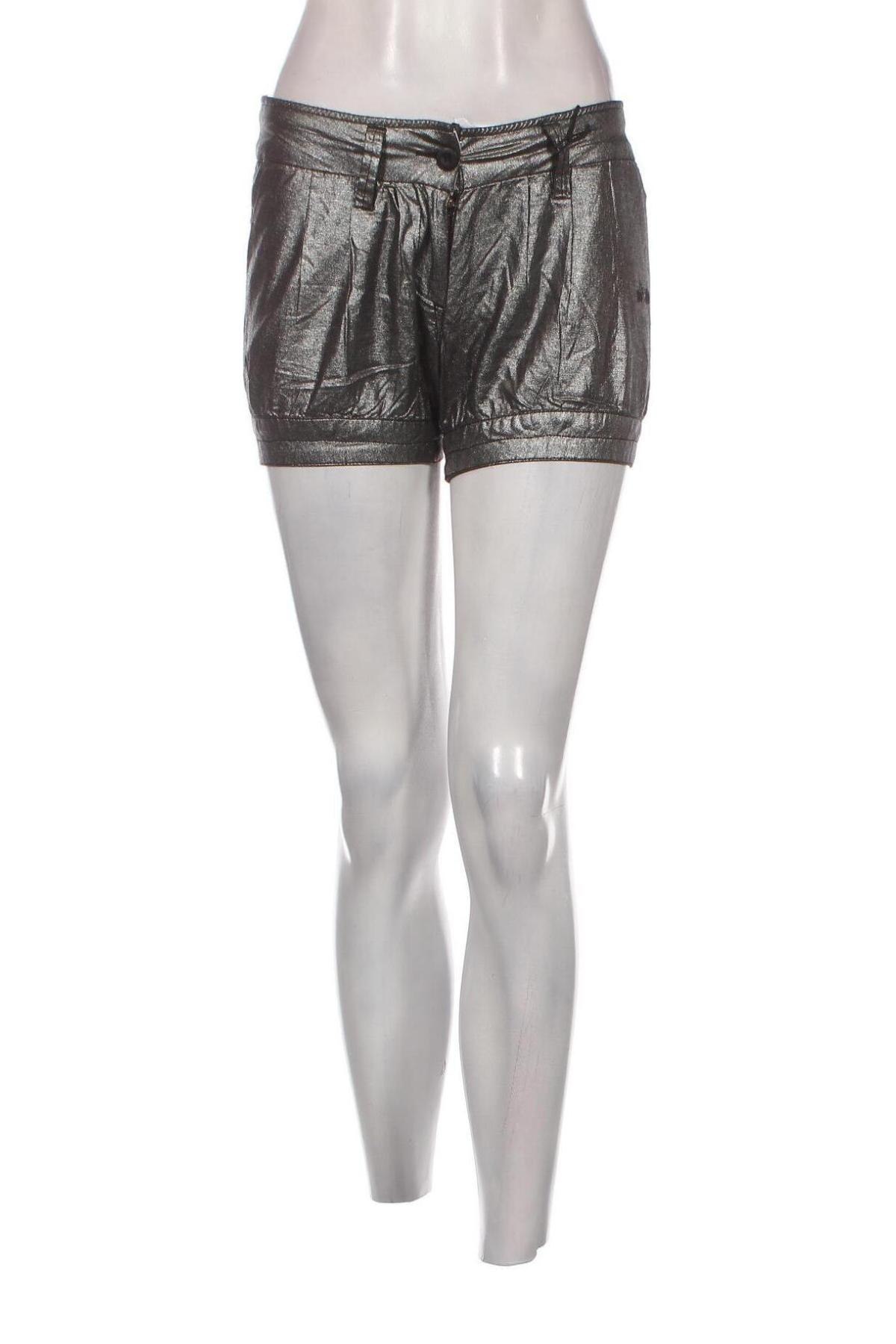 Γυναικείο κοντό παντελόνι Gsus Sindustries, Μέγεθος M, Χρώμα Ασημί, Τιμή 11,13 €