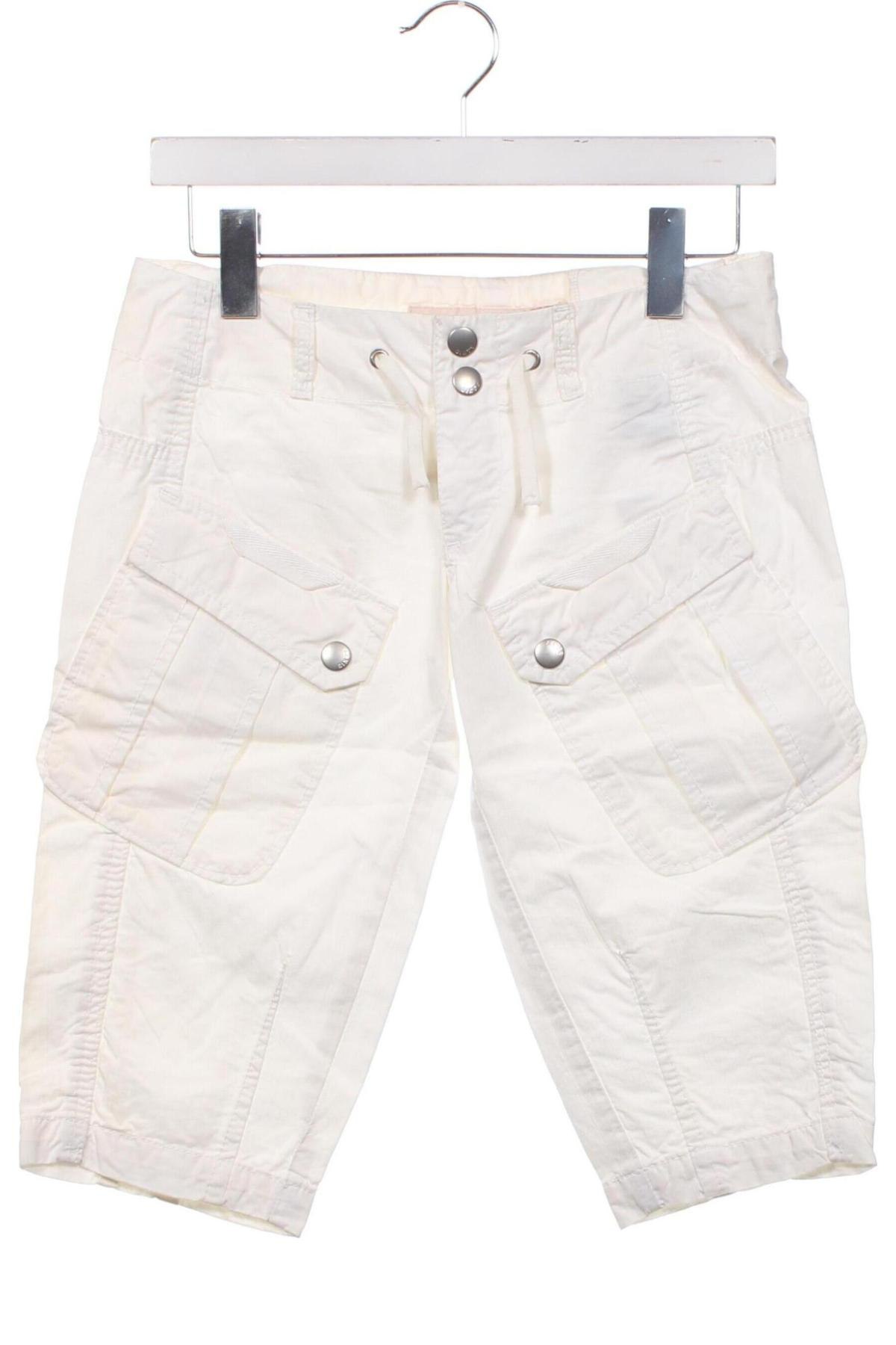 Дамски къс панталон Miss Sixty, Размер M, Цвят Бял, Цена 19,38 лв.