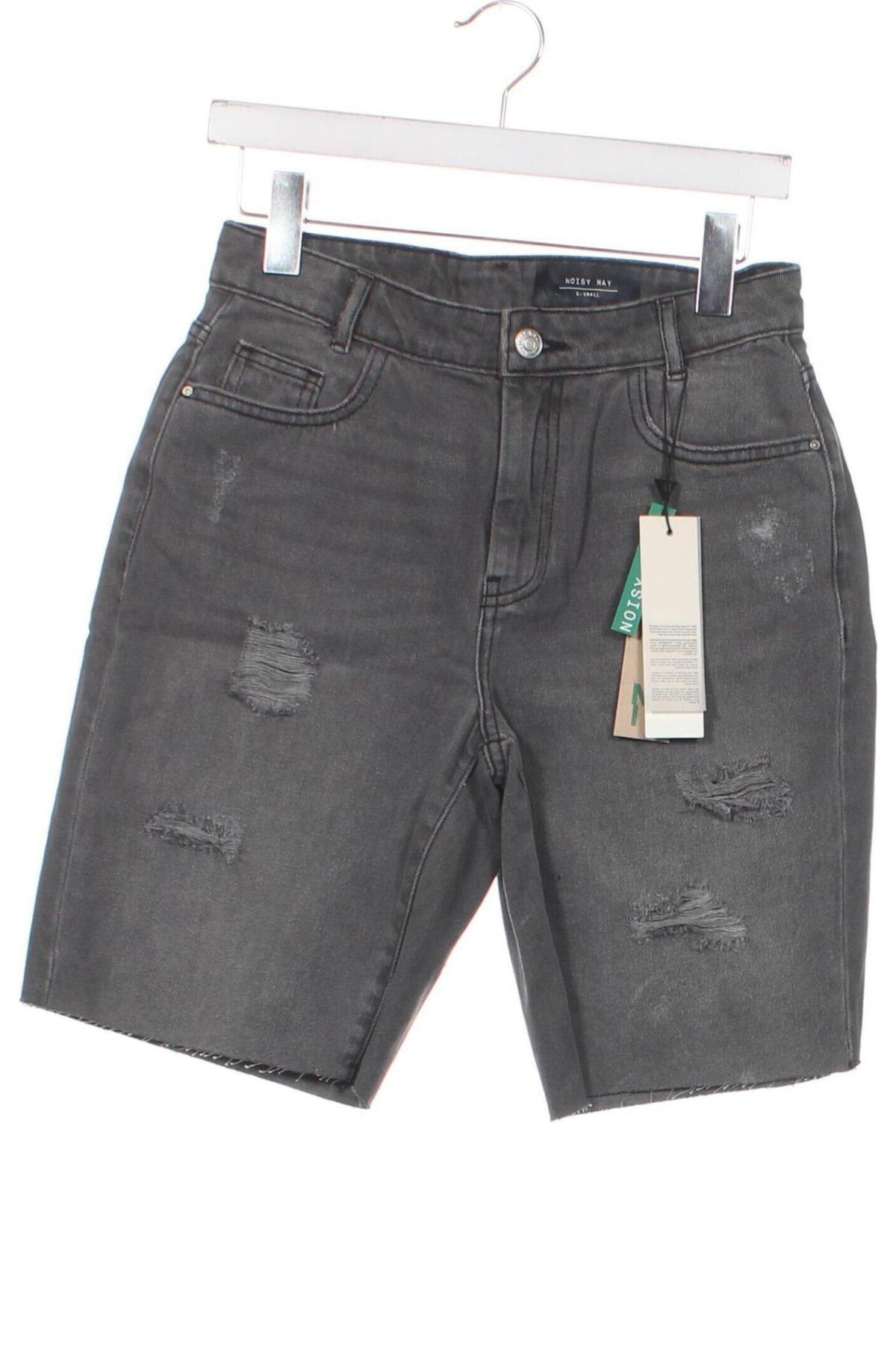 Pantaloni scurți de femei Noisy May, Mărime XS, Culoare Gri, Preț 101,97 Lei