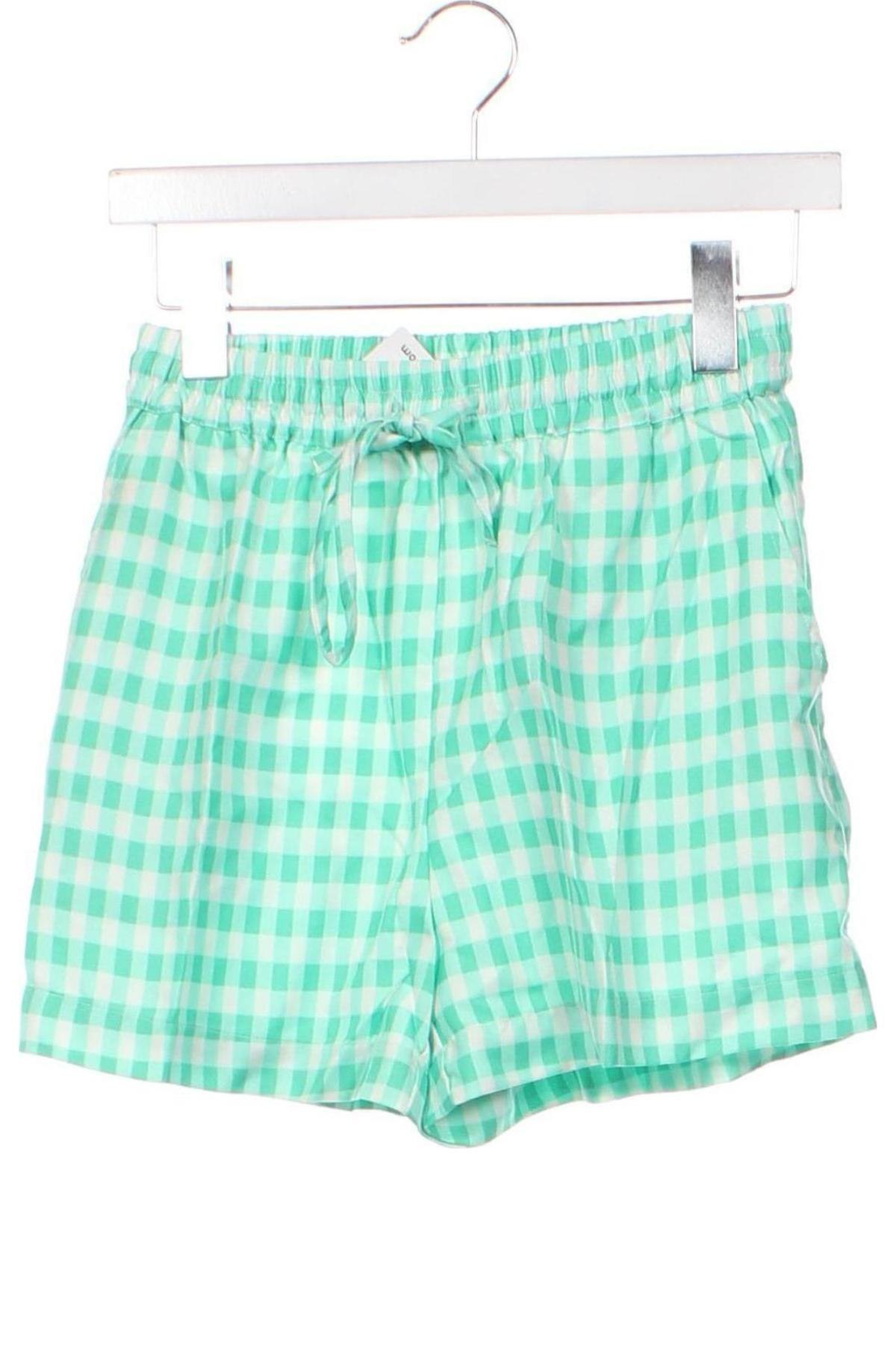 Pantaloni scurți de femei Pieces, Mărime XS, Culoare Verde, Preț 35,53 Lei
