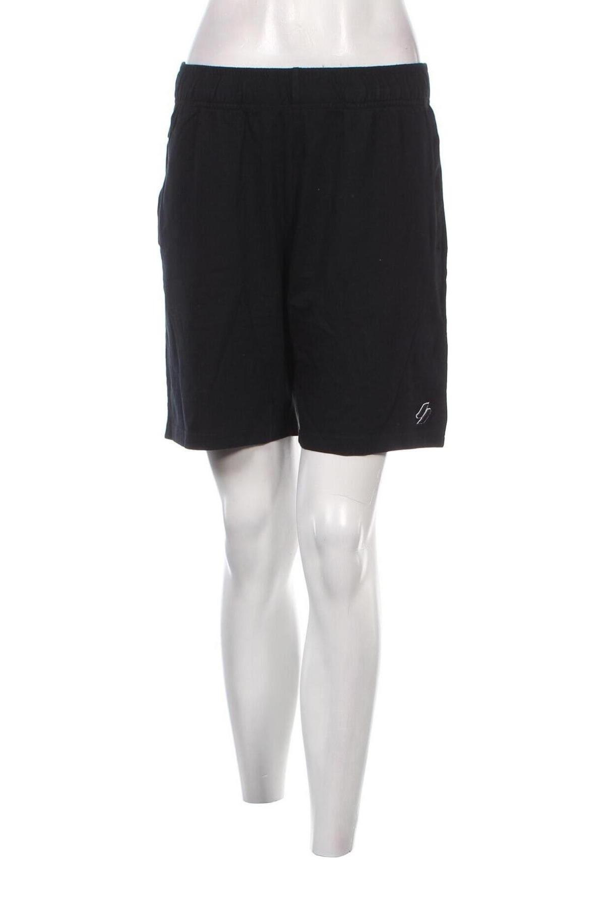 Γυναικείο κοντό παντελόνι Superdry, Μέγεθος M, Χρώμα Μαύρο, Τιμή 12,97 €