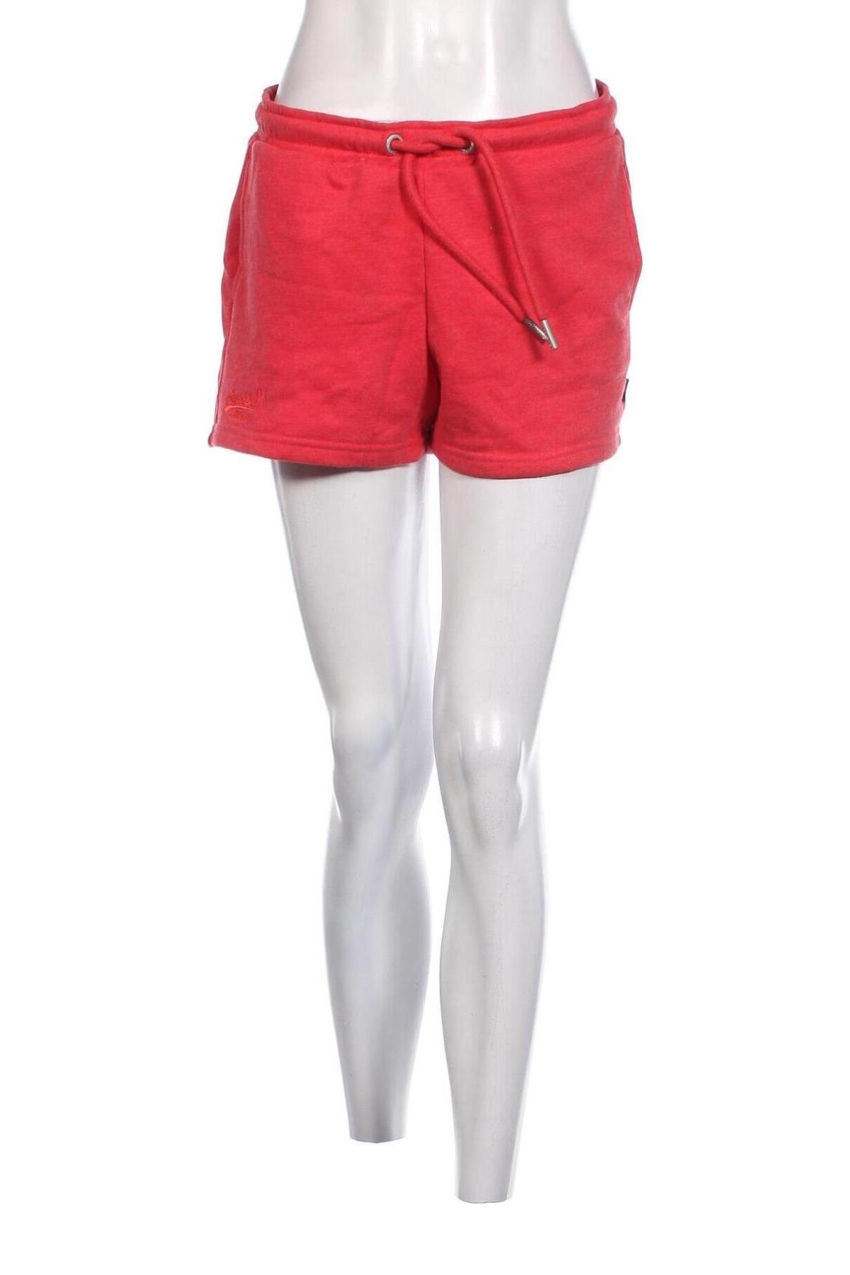 Дамски къс панталон Superdry, Размер M, Цвят Червен, Цена 24,48 лв.