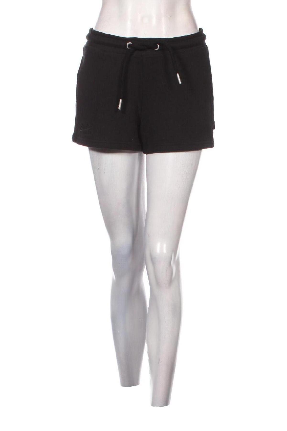 Дамски къс панталон Superdry, Размер M, Цвят Черен, Цена 21,08 лв.