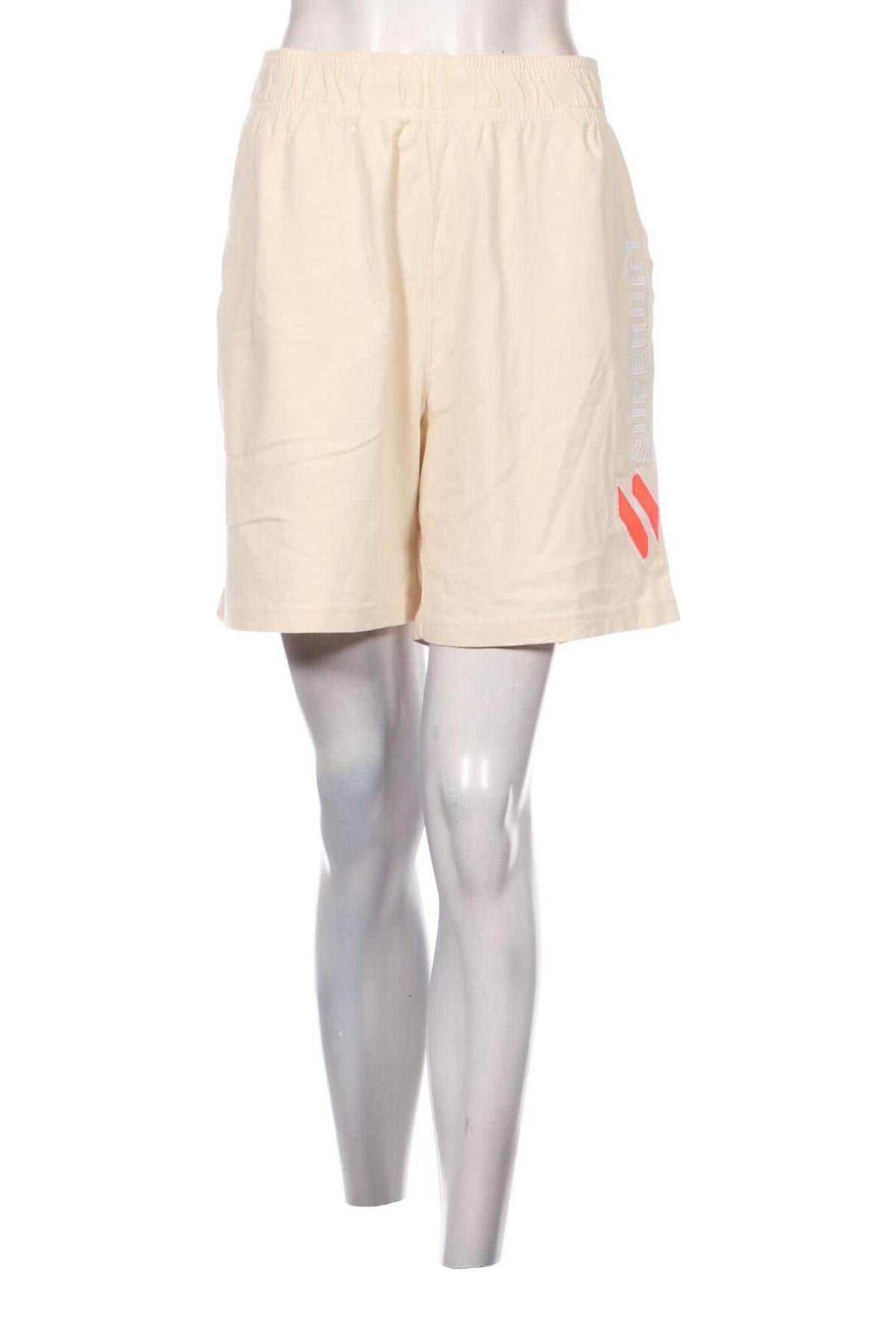 Pantaloni scurți de femei Superdry, Mărime XL, Culoare Ecru, Preț 64,87 Lei