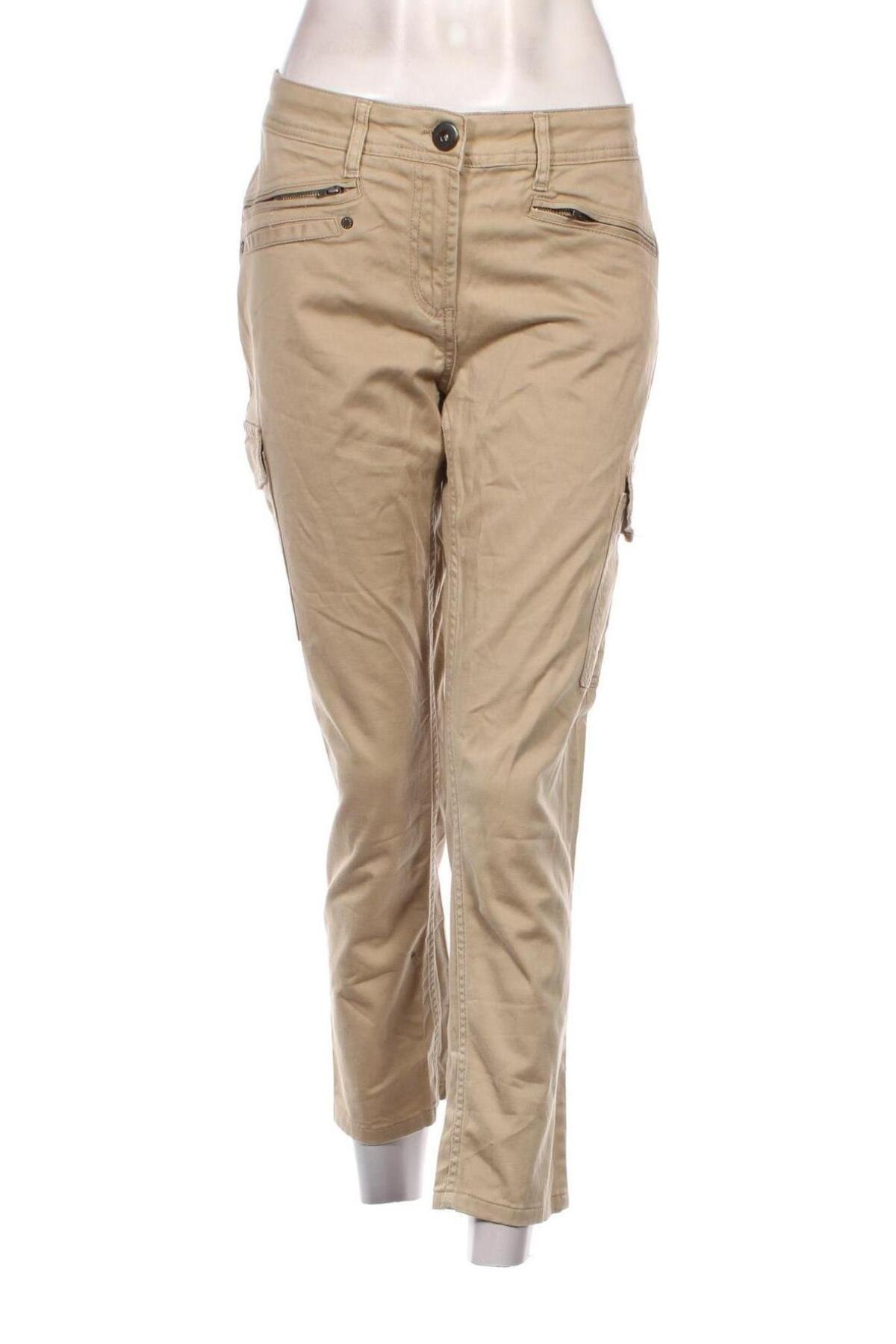 Pantaloni de femei C.Ro, Mărime M, Culoare Bej, Preț 11,45 Lei