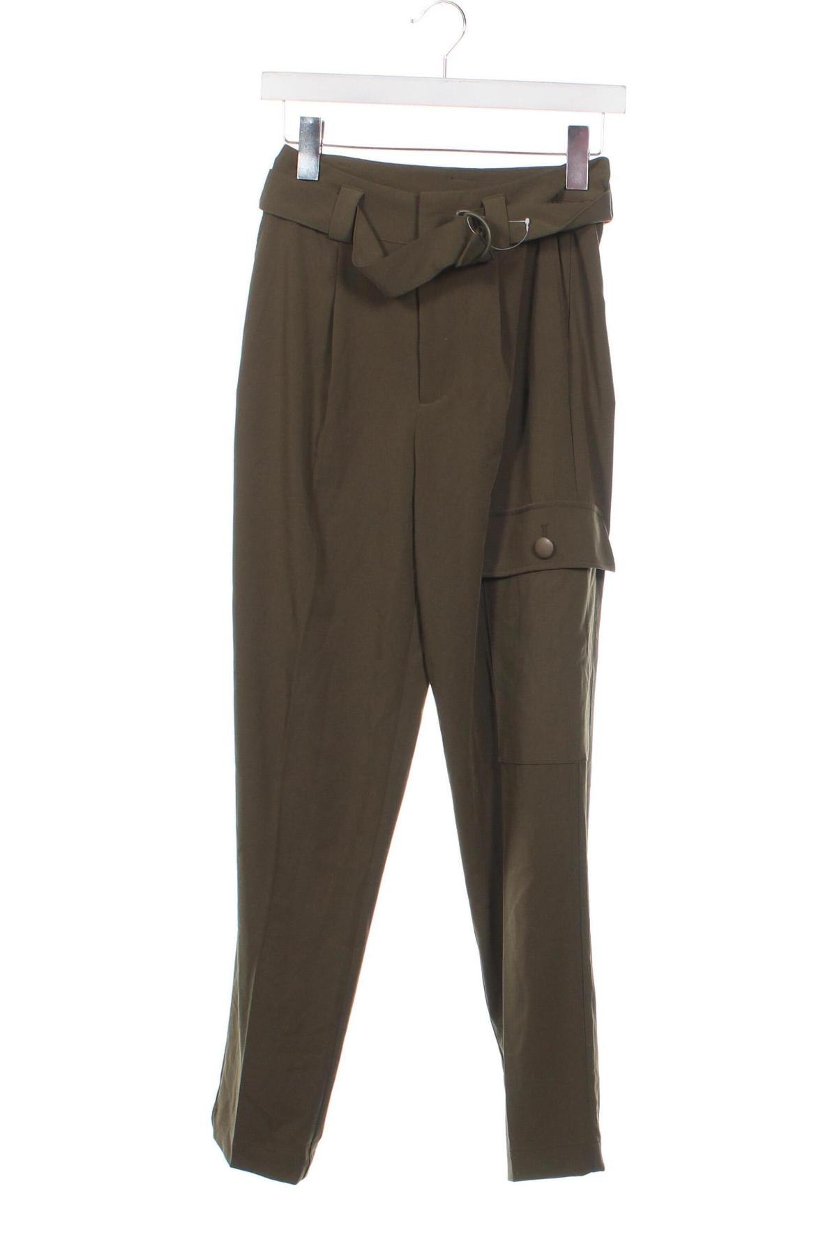 Pantaloni de femei Cache Cache, Mărime XS, Culoare Verde, Preț 25,72 Lei