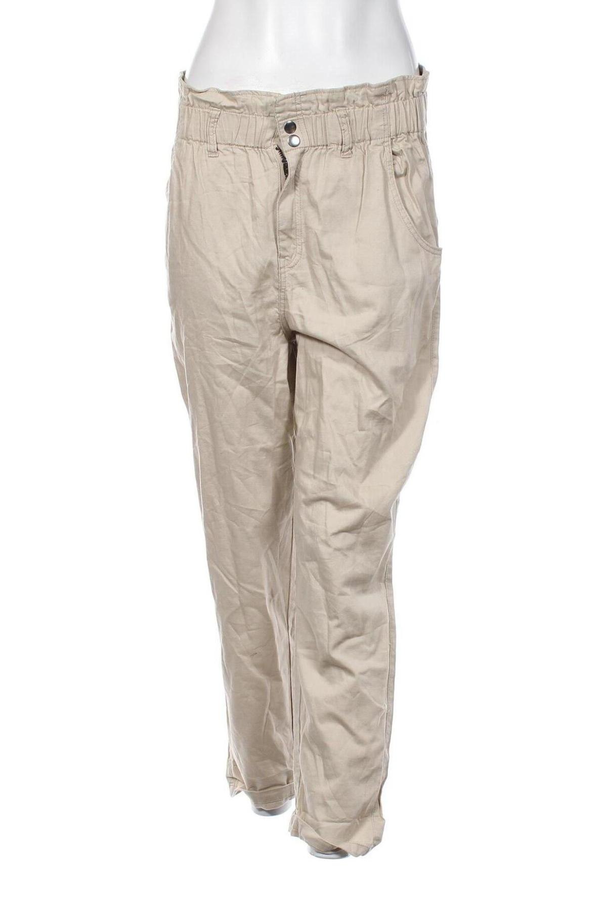 Дамски панталон H&M, Размер S, Цвят Бежов, Цена 5,80 лв.