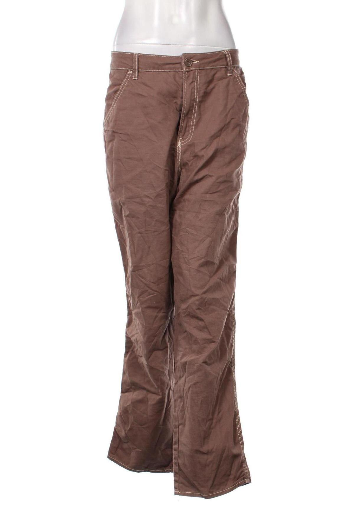Дамски панталон H&M Divided, Размер L, Цвят Кафяв, Цена 6,09 лв.
