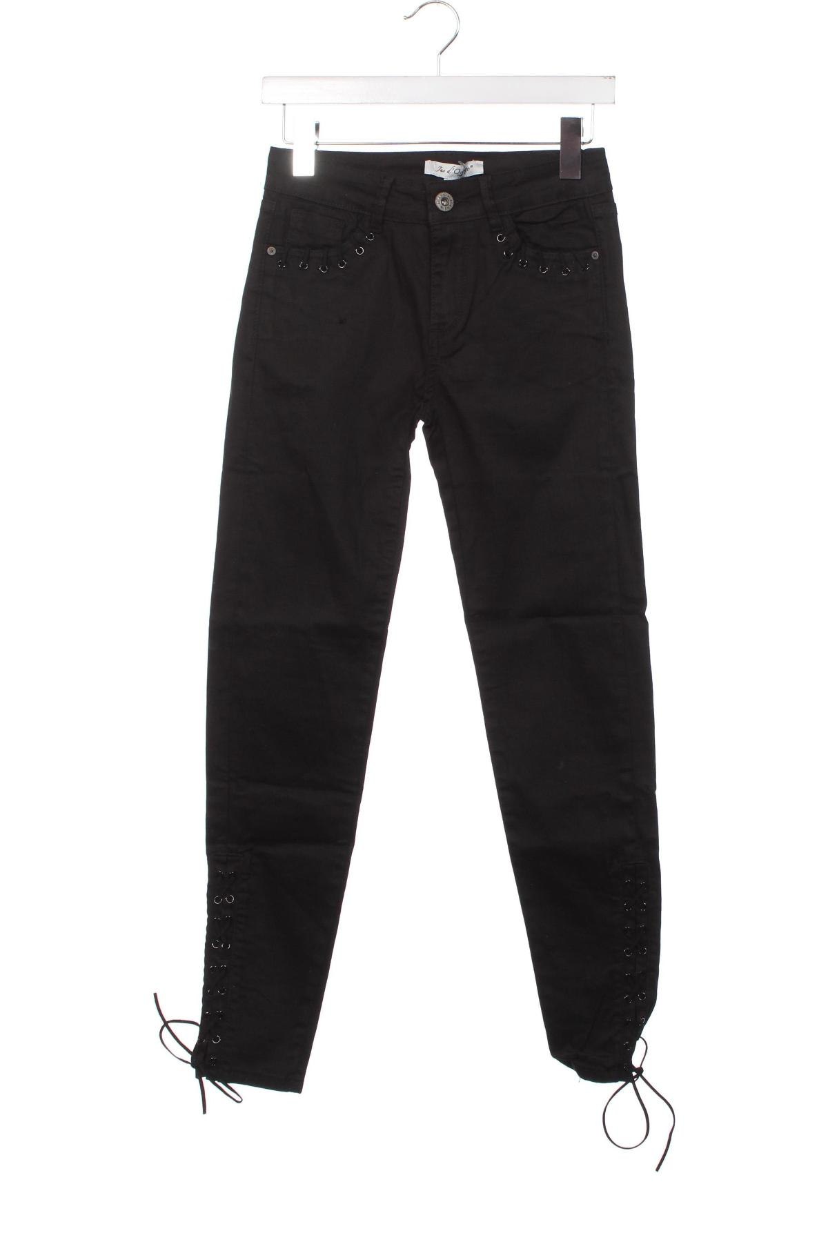 Pantaloni de femei Jus D'orange, Mărime XXS, Culoare Negru, Preț 25,76 Lei