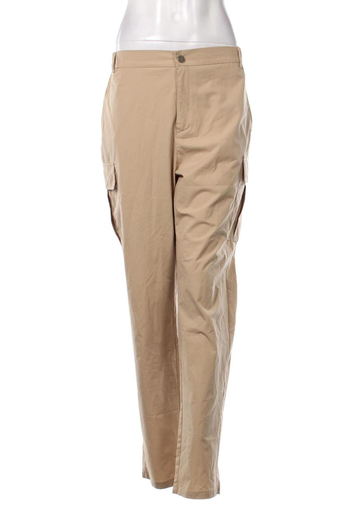 Γυναικείο παντελόνι Kojooin, Μέγεθος L, Χρώμα  Μπέζ, Τιμή 17,94 €
