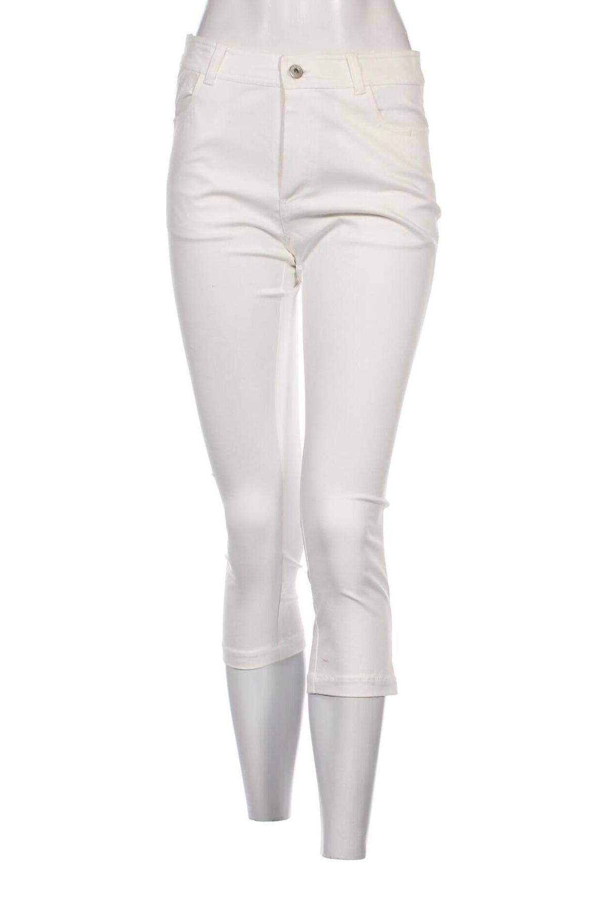 Дамски панталон Mia Soana, Размер M, Цвят Бял, Цена 15,18 лв.