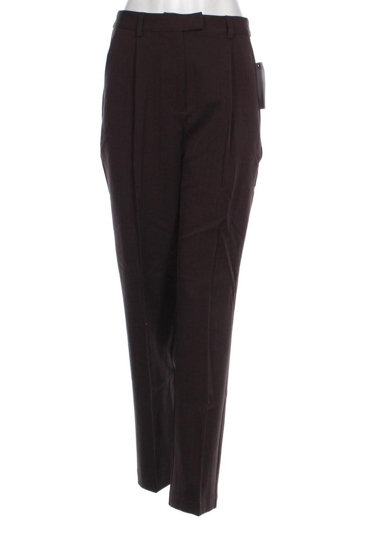 Дамски панталон NA-KD, Размер S, Цвят Кафяв, Цена 14,79 лв.