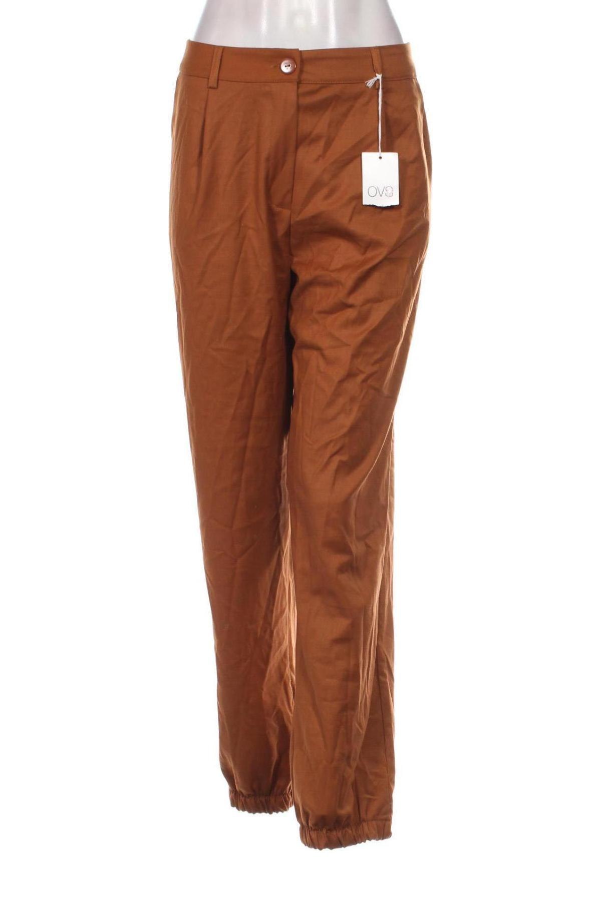 Дамски панталон Oviesse, Размер XL, Цвят Кафяв, Цена 11,50 лв.